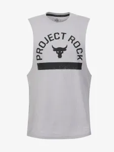 Under Armour UA Project Rock Payoff Graphic SL Top Grey