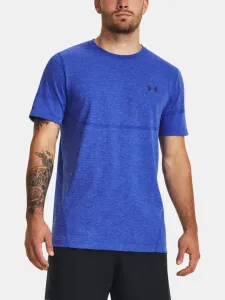 Under Armour UA Rush Seamless Legacy SS T-shirt Blue #1843725