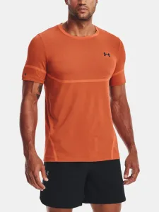 Under Armour UA Rush Seamless Legacy T-shirt Orange