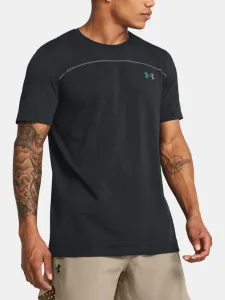 Under Armour UA Rush Seamless Wordmark SS T-shirt Black