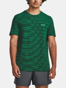 Under Armour UA Seamless Ripple SS T-shirt Green