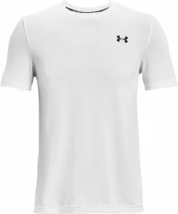 Under Armour UA Seamless T-Shirt White/Black S Running t-shirt with short sleeves