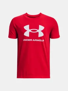 Under Armour UA Sportstyle Logo Kids T-shirt Red
