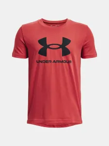 Under Armour UA Sportstyle Logo SS Kids T-shirt Red