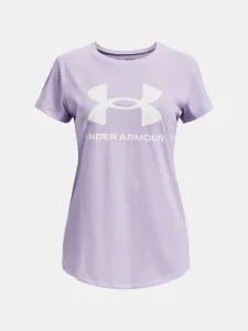 Under Armour UA G Sportstyle Logo SS Kids T-shirt Violet
