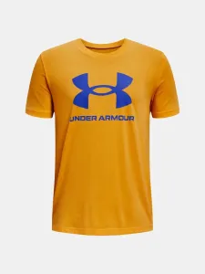 Under Armour UA Sportstyle Logo SS Kids T-shirt Yellow #105656