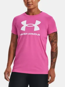 Under Armour UA W Sportstyle Logo SS T-shirt Pink #1257160