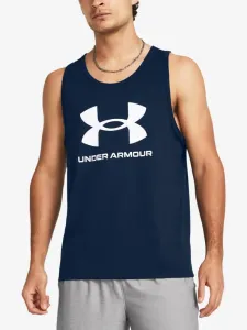 Under Armour UA Sportstyle Logo Top Blue