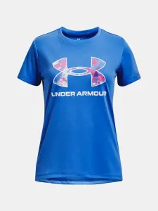 Under Armour UA Tech Print BL SSC T-shirt Blue #1721264