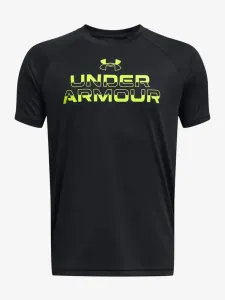 Under Armour UA Tech Split Wordmark SS Kids T-shirt Black
