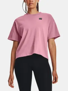 Under Armour UA W Logo LC Oversized HW SS T-shirt Pink #1738463