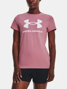 Under Armour UA W Sportstyle Logo SS T-shirt Pink