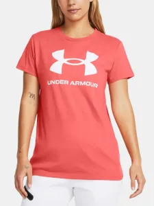 Under Armour UA W Sportstyle Logo SS T-shirt Red