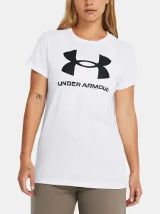 Under Armour UA W Sportstyle Logo SS T-shirt White #1844062
