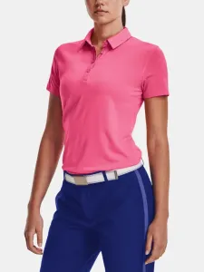 Under Armour UA Zinger Short Sleeve Polo T-shirt Pink #1002137