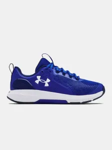 Under Armour Men's UA Charged Commit 3 Training Shoes Royal/White/White 10 Fitness Shoes