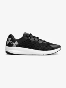 Under Armour Charged Pursuit 2 Big Logo Running Sneakers Black #55296