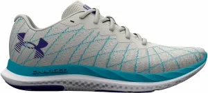 Under Armour Women's UA Charged Breeze 2 Running Shoes Gray Mist/Blue Surf/Sonar Blue 36,5 Road running shoes