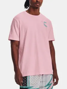 Under Armour UA CURRY ANIMATED SS T-shirt Pink