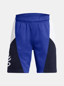 Under Armour Curry Boys Splash Kids Shorts Blue #1867366