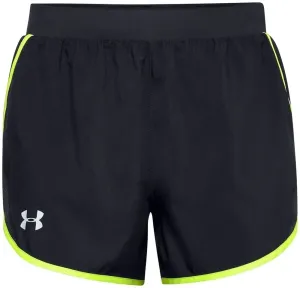 Under Armour Fly-By 2.0 Black/Green Citrine S Running shorts