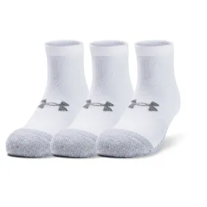 Under Armour UA Heatgear Low Cut 3pk Socks White XL