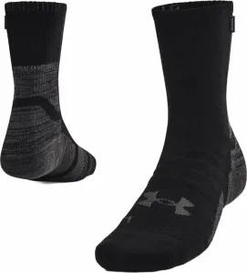 Under Armour UA ArmourDry Run Wool Socks Black/Jet Gray S