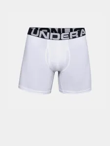 Under Armour Charged Boxers 3 Piece White