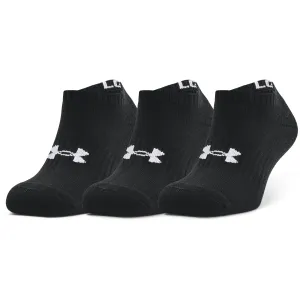 Under Armour Core No Show Set of 3 pairs of socks Black