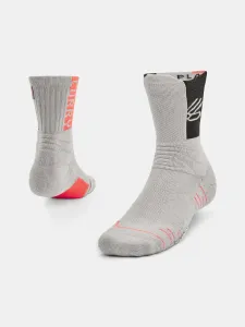 Under Armour Curry Playmaker Mid-Crew Socks Grey