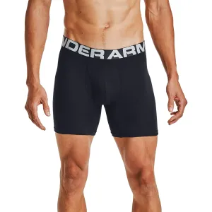 Under Armour UA Charged Cotton 6in Boxers 3 Piece Black #1310461