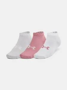 Under Armour UA Essential Low Cut Set of 3 pairs of socks Pink #1331405