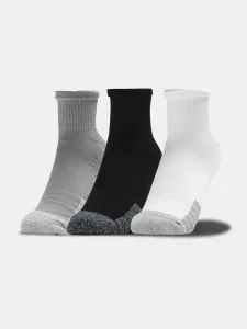 Under Armour UA Heatgear Quarter Set of 3 pairs of socks Grey #1313341