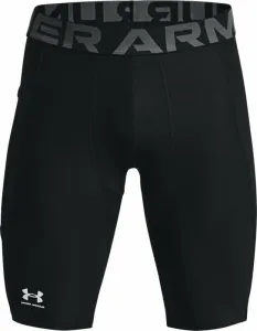 Under Armour Men's HeatGear Pocket Long Shorts Black/White XL Running underwear