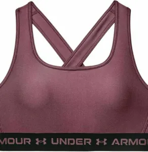 Under Armour Women's Armour Mid Crossback Sports Bra Ash Plum/Black XS Fitness Underwear