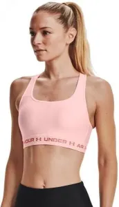 Under Armour Women's Armour Mid Crossback Sports Bra Beta Tint/Stardust Pink L Fitness Underwear