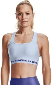 Under Armour Women's Armour Mid Crossback Sports Bra Isotope Blue/Regal M Fitness Underwear