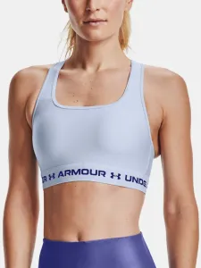 Under Armour Women's Armour Mid Crossback Sports Bra Isotope Blue/Regal S Fitness Underwear
