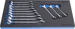 Unior Set of Short Combinations Wrenches in SOS Tool Tray Wrench