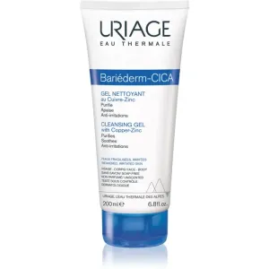 Uriage Bariéderm-CICA Cleansing Gel with Copper-Zinc Soothing Cleansing Gel on Cracked Skin 200 ml
