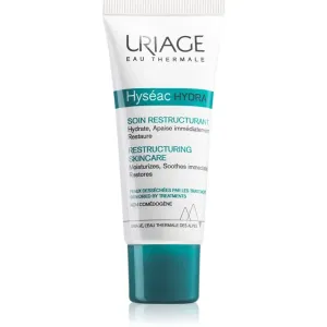 Uriage Hyséac Hydra Restructuring Skincare regenerating and moisturising cream for skin left dry and irritated by medicinal acne treatment 40 ml