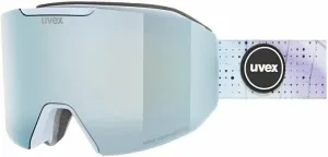 UVEX Evidnt Attract Arctic Blue Mat Mirror Sapphire/Contrastview Green Lasergold Lite Ski Goggles