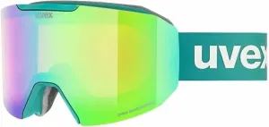 UVEX Evidnt Attract Proton Mat Mirror Green/Contrastview Orange Lasergold Lite Ski Goggles