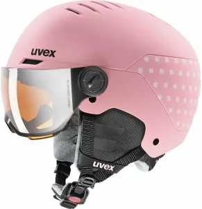 UVEX Rocket Junior Visor Pink Confetti 51-55 cm Ski Helmet