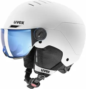 UVEX Rocket Junior Visor White/Black Mat 54-58 cm Ski Helmet