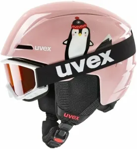 UVEX Viti Set Junior Pink Penguin 46-50 cm Ski Helmet