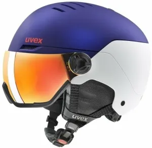 UVEX Wanted Visor Purple Bash/White Mat 54-58 cm Ski Helmet