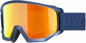 UVEX Athletic CV Ski Navy Mat/Mirror Orange/CV Green Ski Goggles