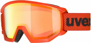 UVEX Athletic FM Fierce Red Mat/Mirror Orange Ski Goggles