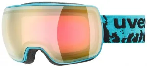 UVEX Compact FM Matte Petrol/Mirror Pink Ski Goggles